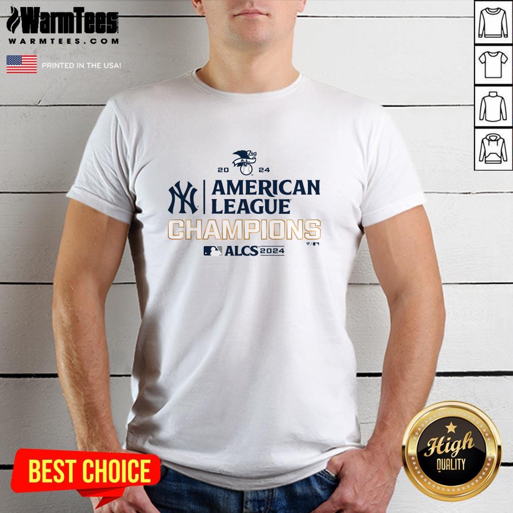 Official New York Yankees 2024 American League Champions Locker Room T-Shirt