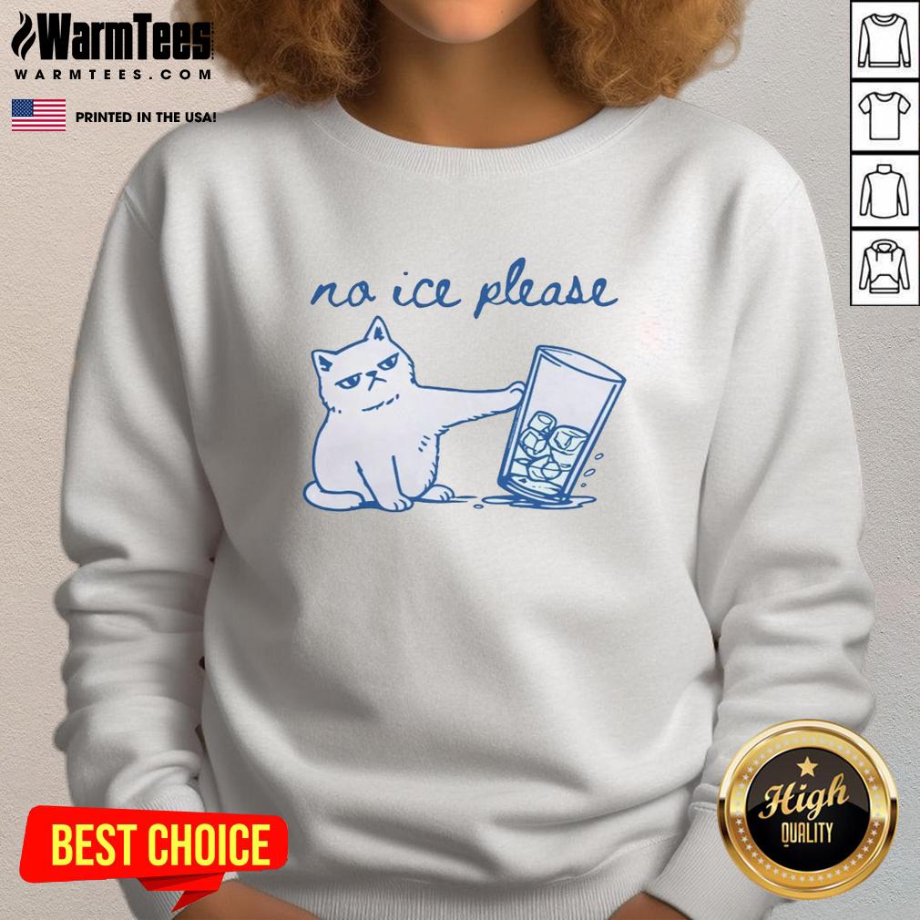 Official No ICE Please Cute Cat T-Shirt - Image 5