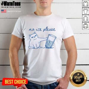 Official No ICE Please Cute Cat T-Shirt