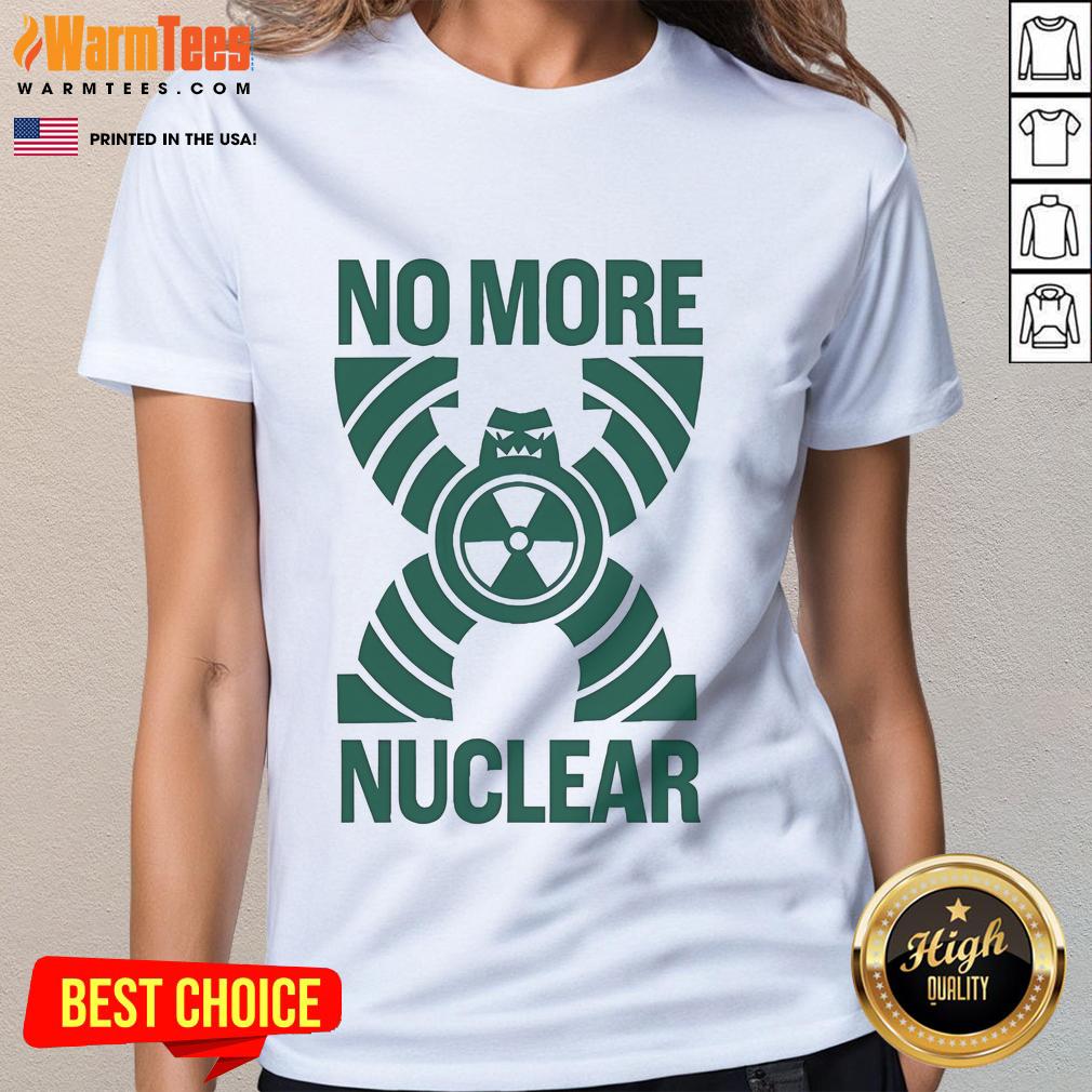 Official No More Nuclear Greenpeace T-Shirt - Image 3