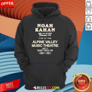 Alternative view of Official Noah Kahan Sept 11 2024 Live At The Alpine Valley East Troy Wi Concert T-Shirt