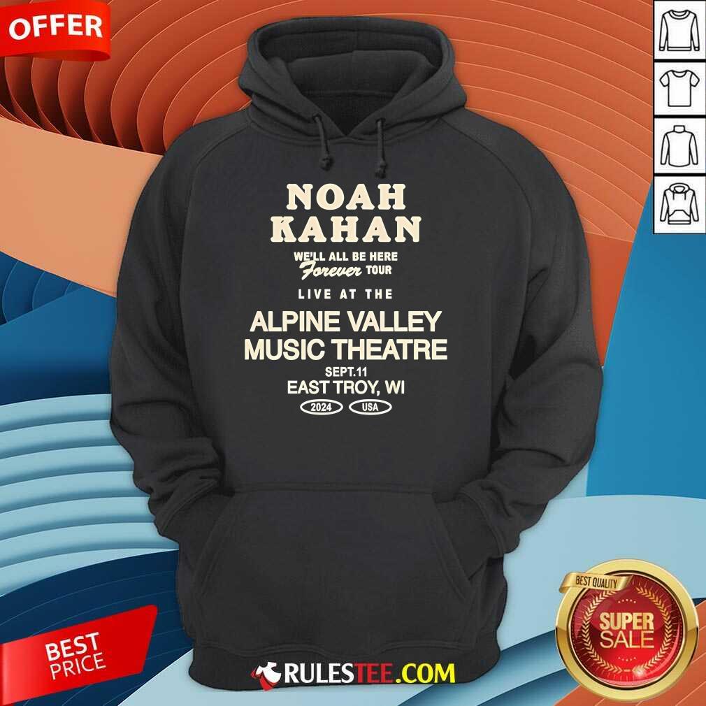 Official Noah Kahan Sept 11 2024 Live At The Alpine Valley East Troy Wi Concert T-Shirt - Image 2