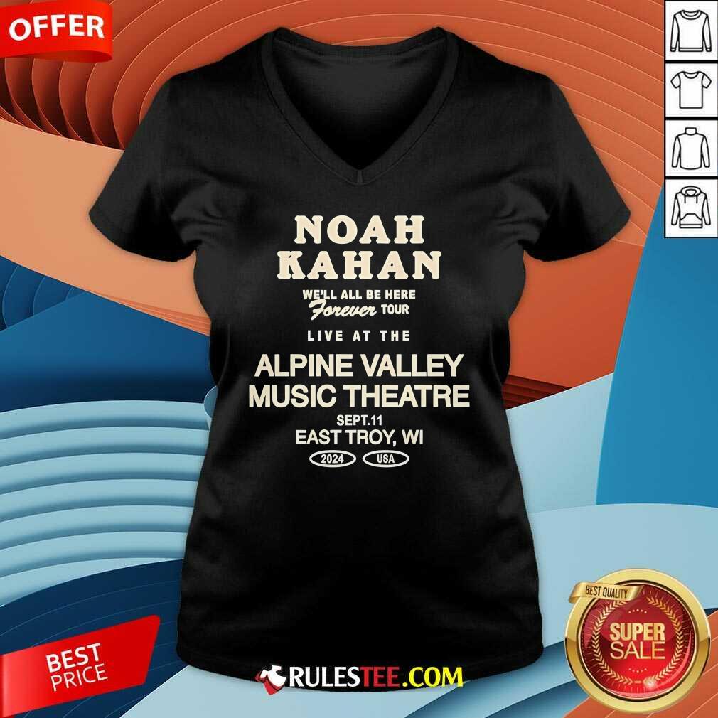Official Noah Kahan Sept 11 2024 Live At The Alpine Valley East Troy Wi Concert T-Shirt - Image 4
