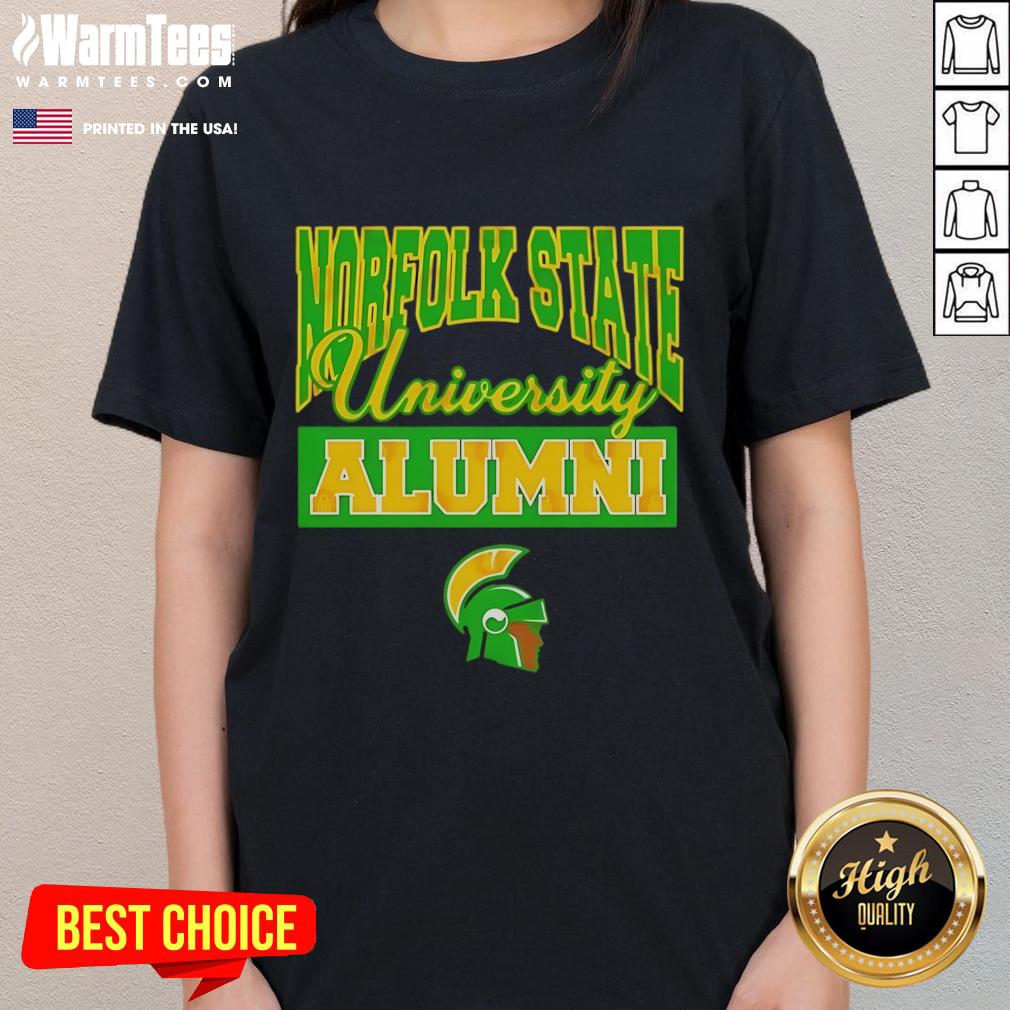 Official Norfolk State University 1935 Alumni Logo T-Shirt - Image 3