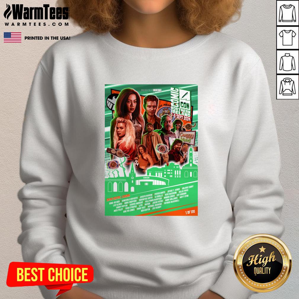 Official Northern Ireland Comic Con Sept 2024 T-Shirt - Image 4