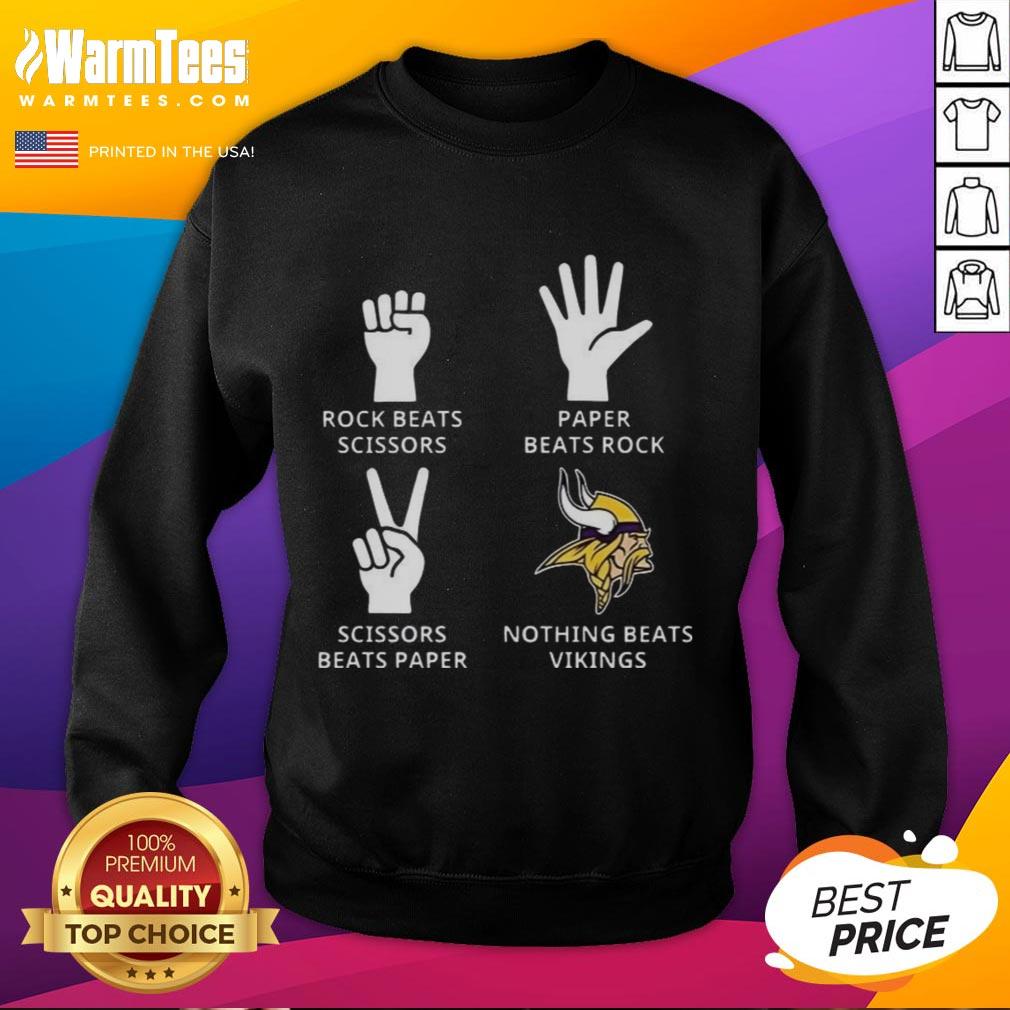 Official Nothing Beats Minnesota Vikings Football Logo T-Shirt - Image 5