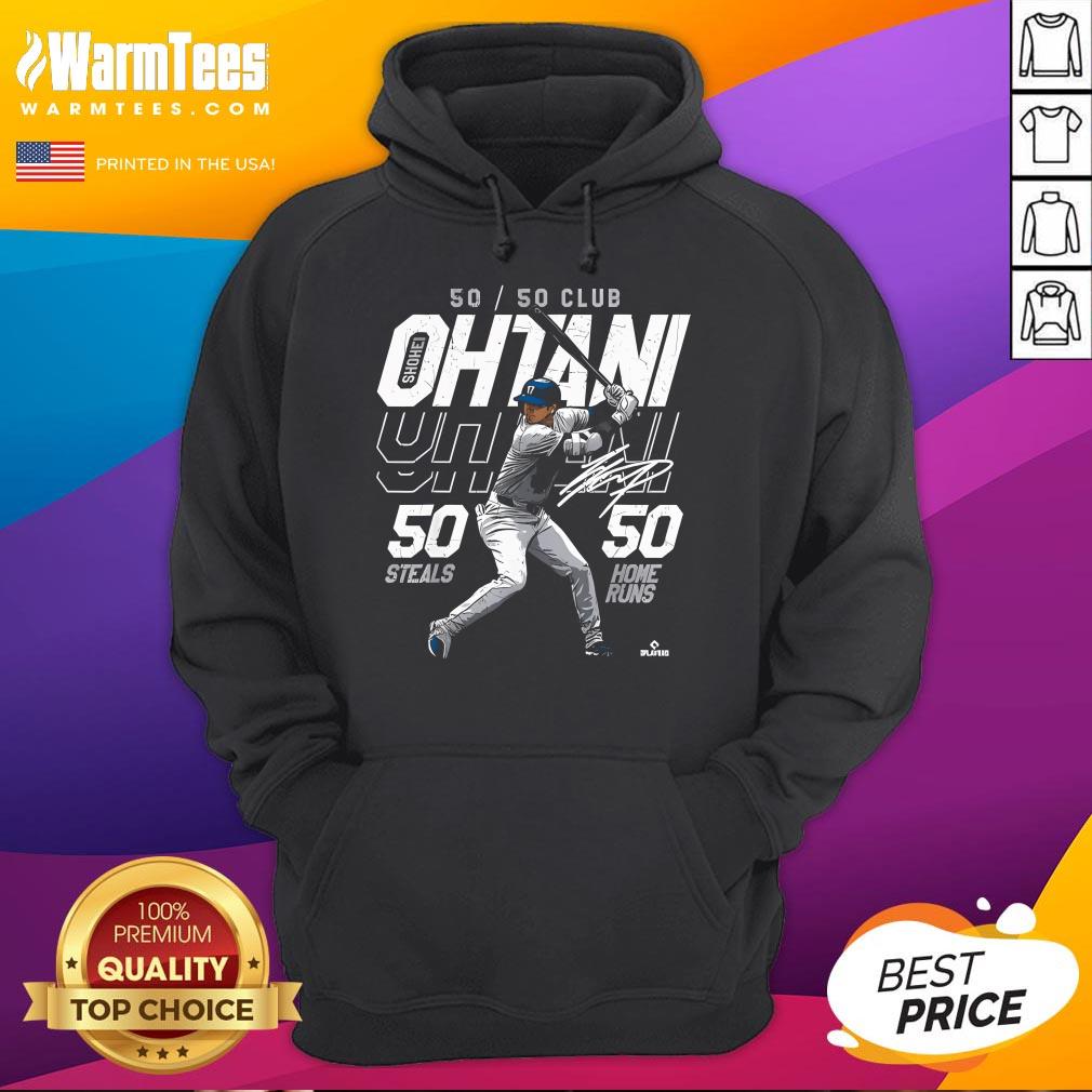 Official Ohtani 50-50 Milestone Home Runs Shohei Ohtani MLBPA T-Shirt - Image 4