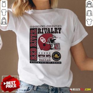 Alternative view of Official Oklahoma Sooners Champion Red River Rivalry Slogan T-Shirt