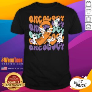 Official Oncology Nurse Ghost Halloween T-Shirt