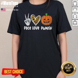 Alternative view of Official Pace Love Pumkin Halloween T-Shirt