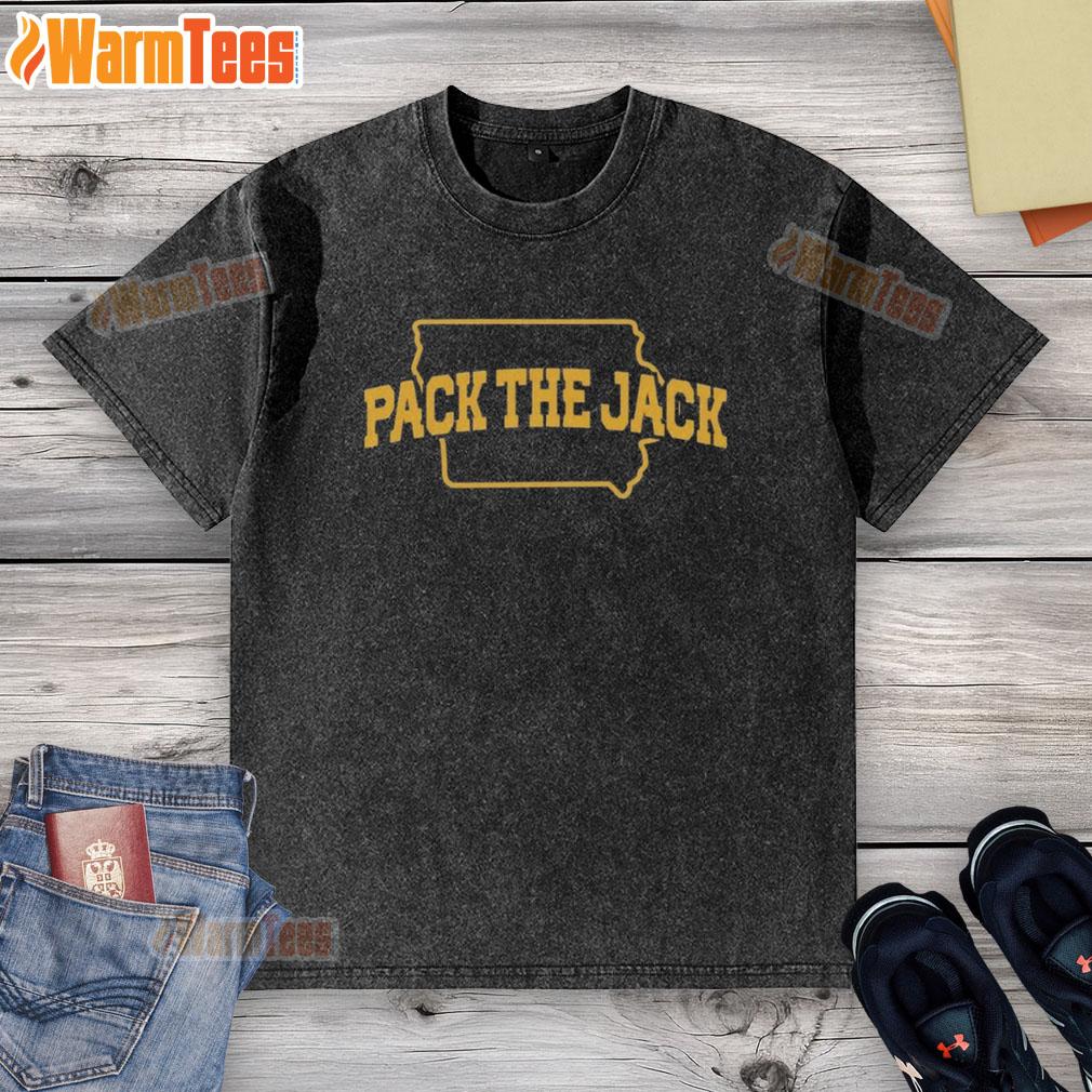 Official Pack The Jack Iowa Hawkeyes Football T-Shirt - Image 6