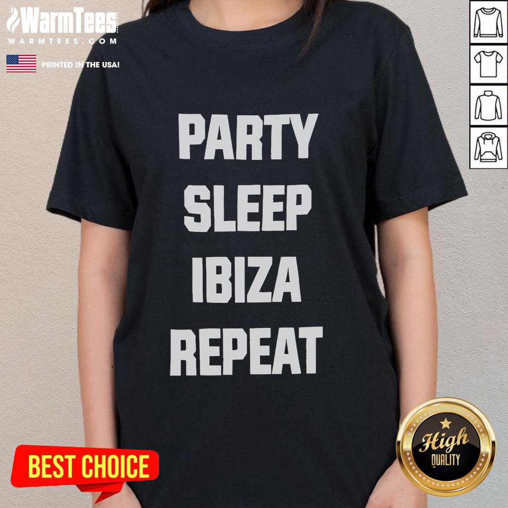 Official Party Sleep Ibiza Repeat T-Shirt - Image 3