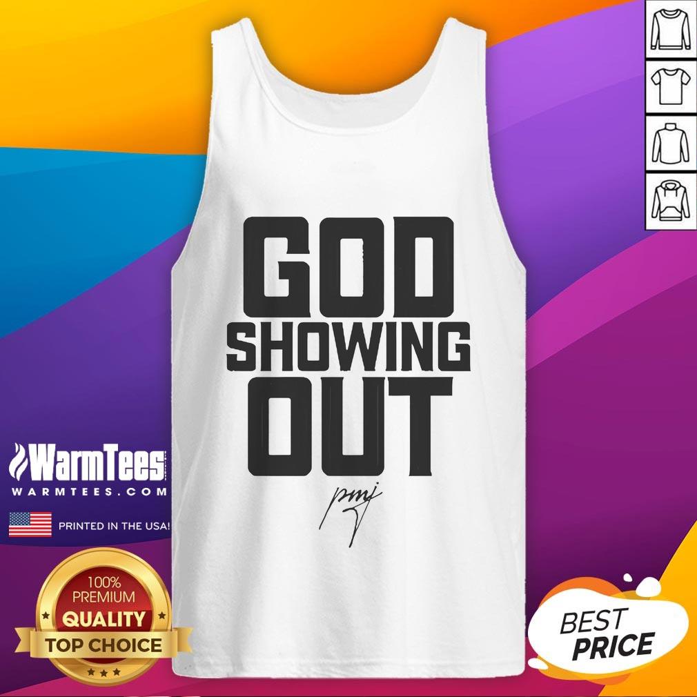 Official Pastor Mike Jr. God Showing Out T-Shirt - Image 4