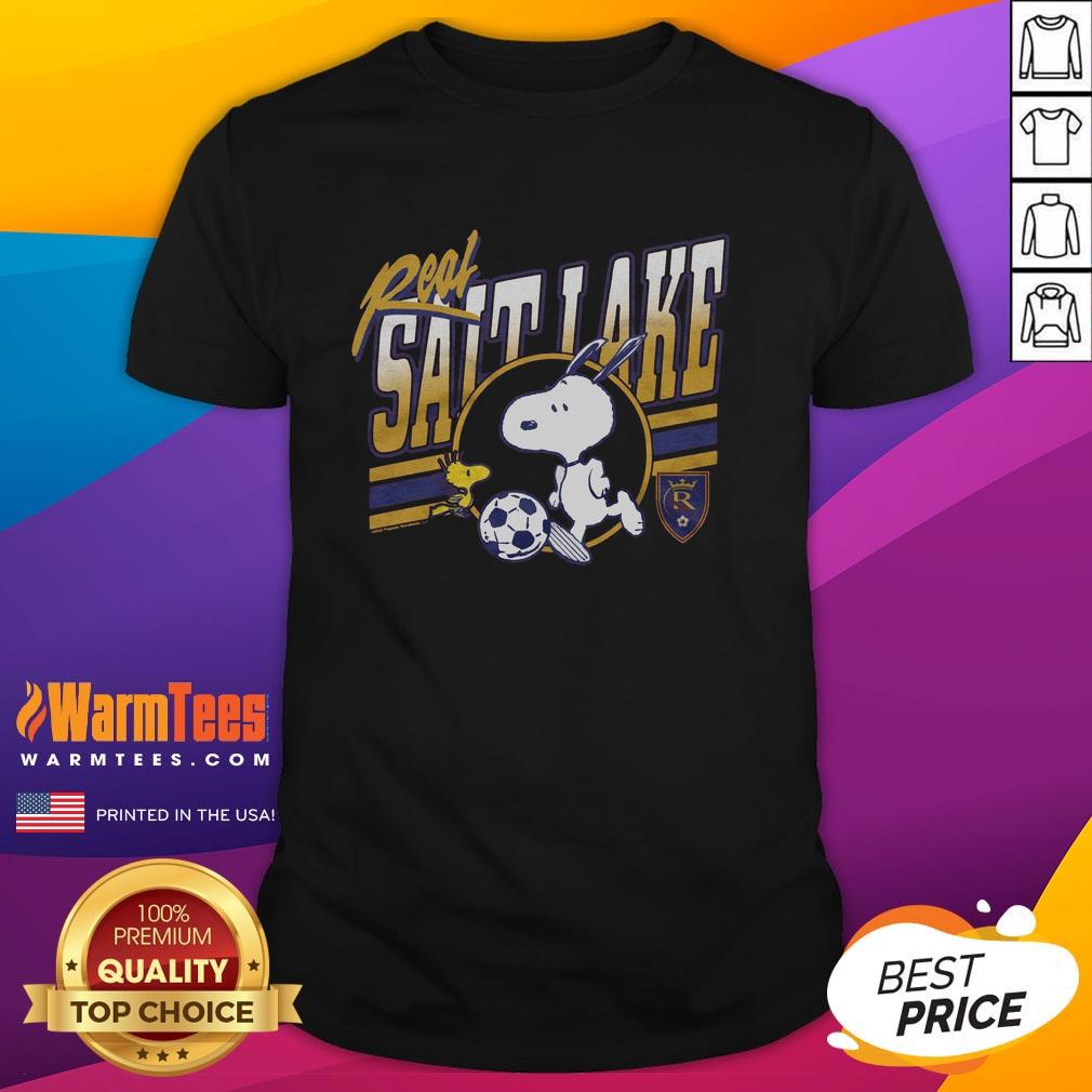 Official Peanuts Snoopy X Real Salt Lake T-Shirt