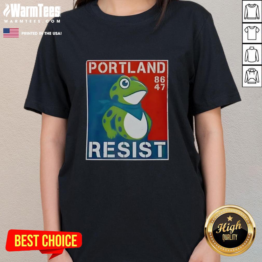 Official Portland Frog 86 47 T-Shirt - Image 3