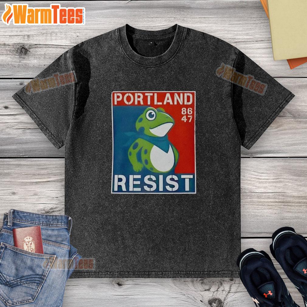 Official Portland Frog 86 47 T-Shirt - Image 6