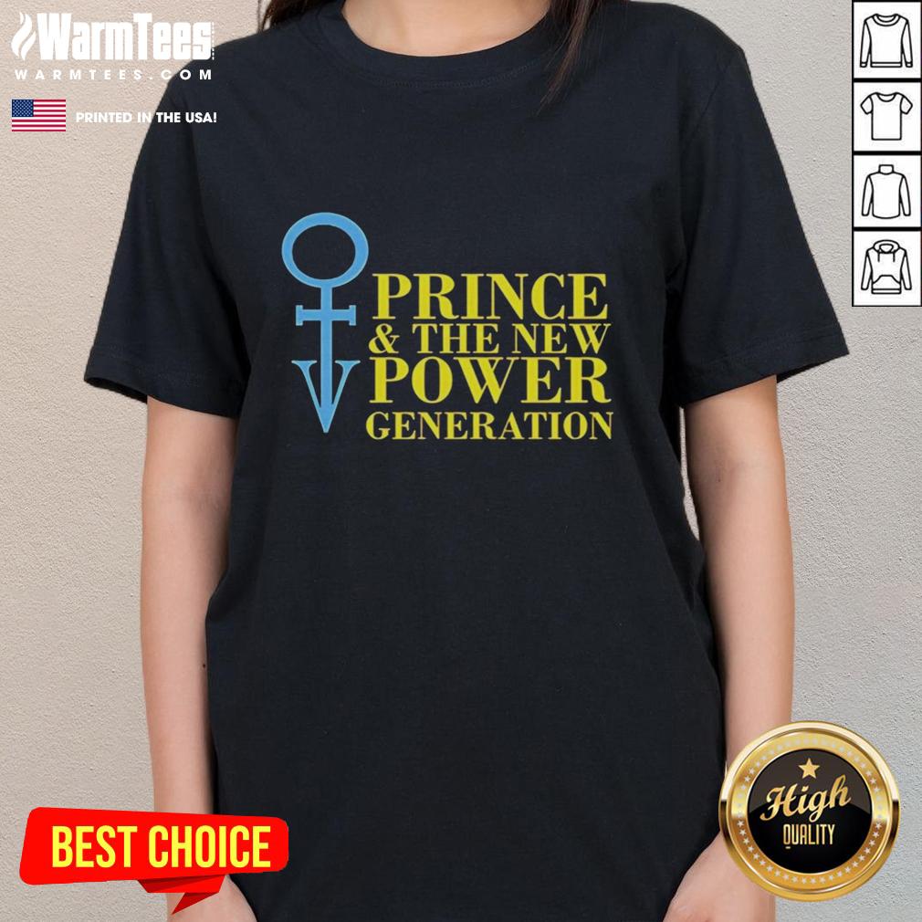 Official Prince And The New Power Generation Logo Music Lover T-Shirt - Image 3