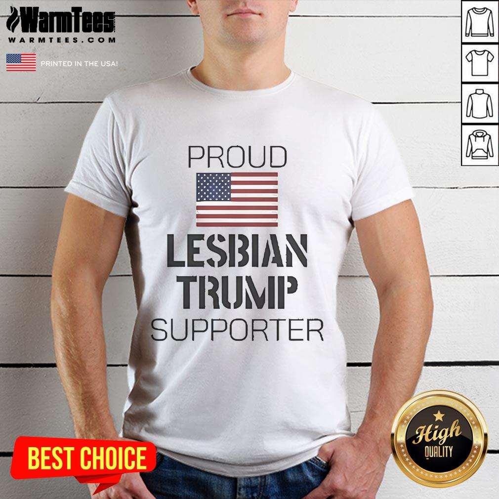 Official Proud Lesbian Trump Supporter T-Shirt