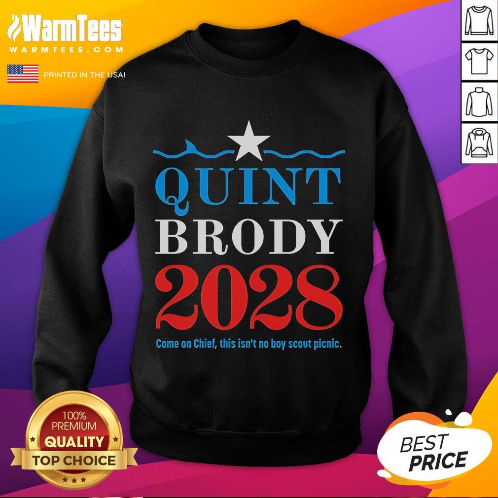 Official Quint Brody 2028 Come On Chief T-Shirt - Image 5