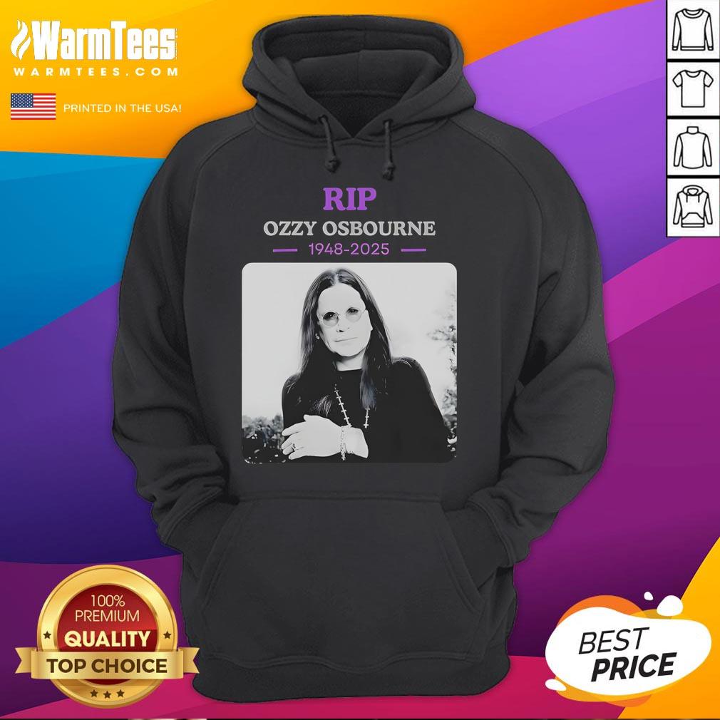 Official RIP Ozzy Osbourne Rest In Power 1948-2025 T-Shirt - Image 2