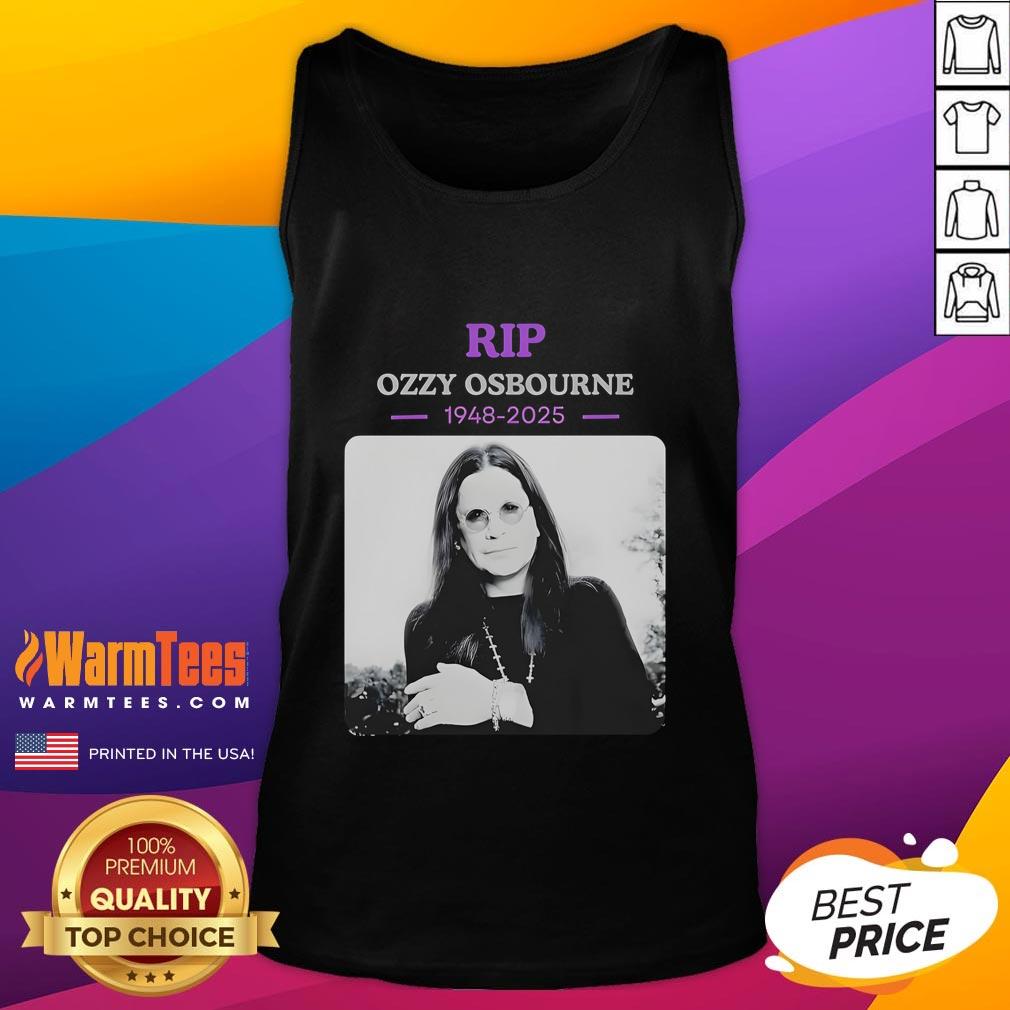 Official RIP Ozzy Osbourne Rest In Power 1948-2025 T-Shirt - Image 4
