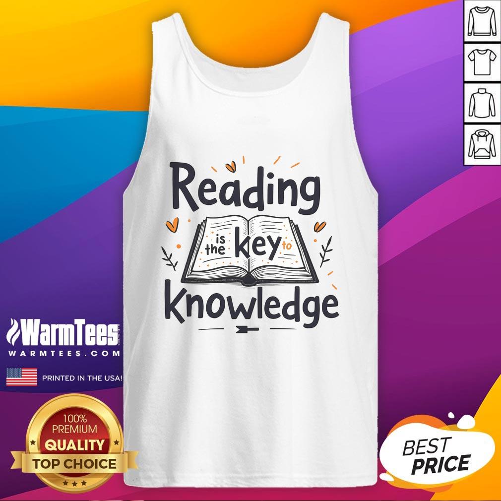 Official Reading Is The Key Knowledge T-Shirt - Image 4