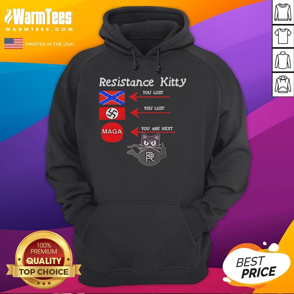 Official Resistance Kitty You Lost You Lost You're Next T-Shirt - Image 2