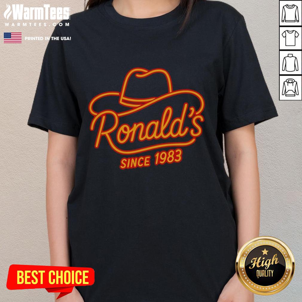 Official Ronald's Since 1983 T-Shirt - Image 3