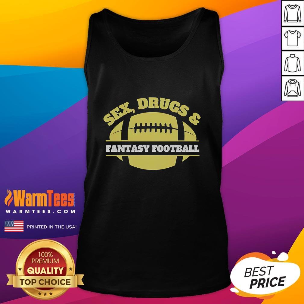 Official Sex Drugs And Fantasy Football T-Shirt - Image 4