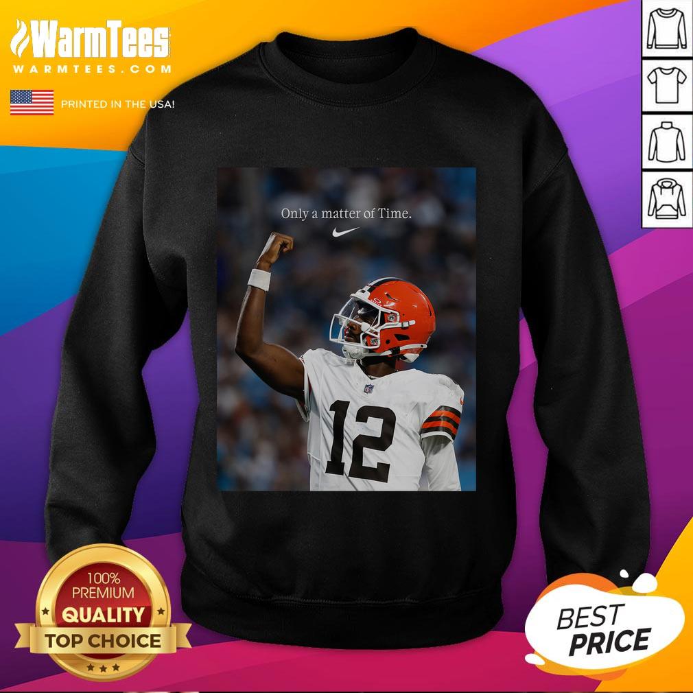 Official Shedeur Sanders Only A Matter Of Time T-Shirt - Image 5