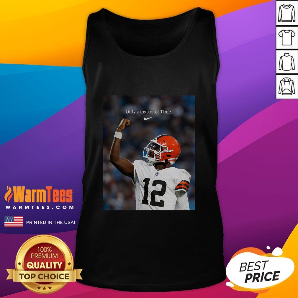 Official Shedeur Sanders Only A Matter Of Time T-Shirt - Image 4
