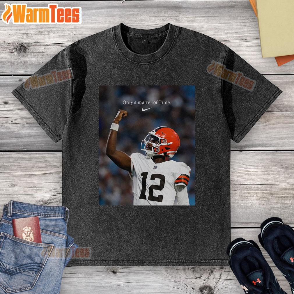 Official Shedeur Sanders Only A Matter Of Time T-Shirt - Image 6