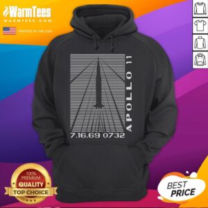 Alternative view of Official Shockwaves Apollo 11 Retro Space T-Shirt