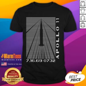 Official Shockwaves Apollo 11 Retro Space T-Shirt
