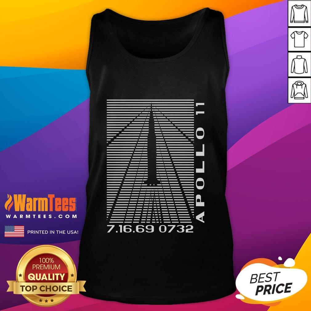 Official Shockwaves Apollo 11 Retro Space T-Shirt - Image 4