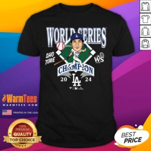 Official Shohei Ohtani Los Angeles Dodgers 2024 World Series Champions Sho-Time T-Shirt