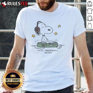 Official Snoopy DJ Full Frequency Sound T-Shirt