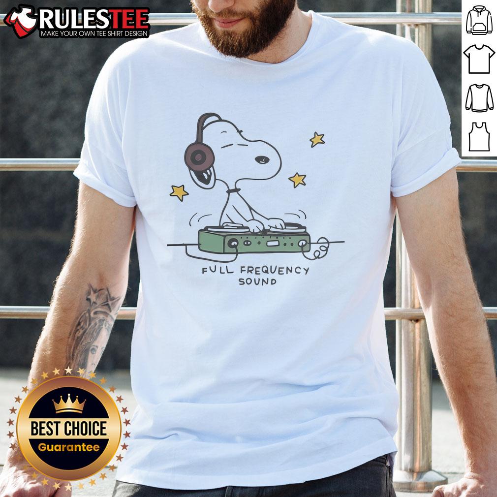 Official Snoopy DJ Full Frequency Sound T-Shirt