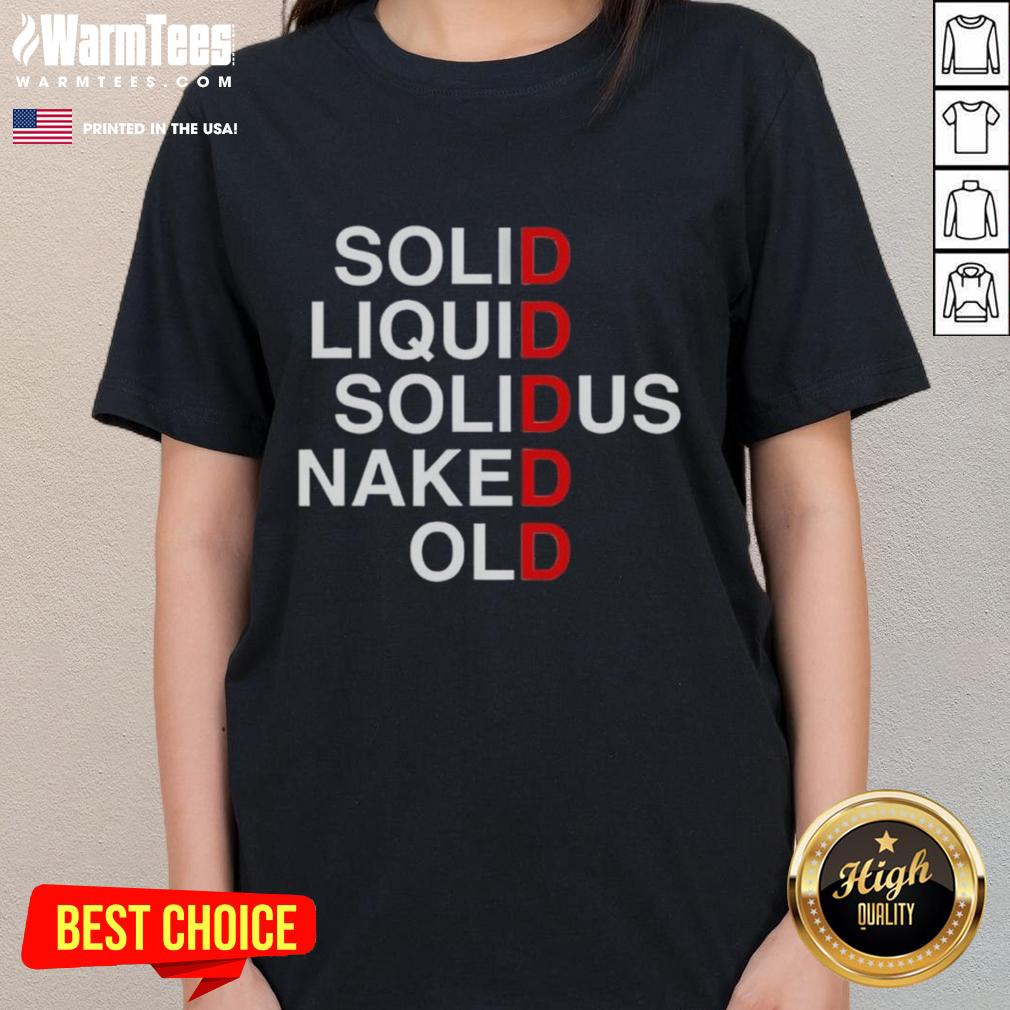 Official Solid Liquid Solidus Naked Old T-Shirt - Image 3