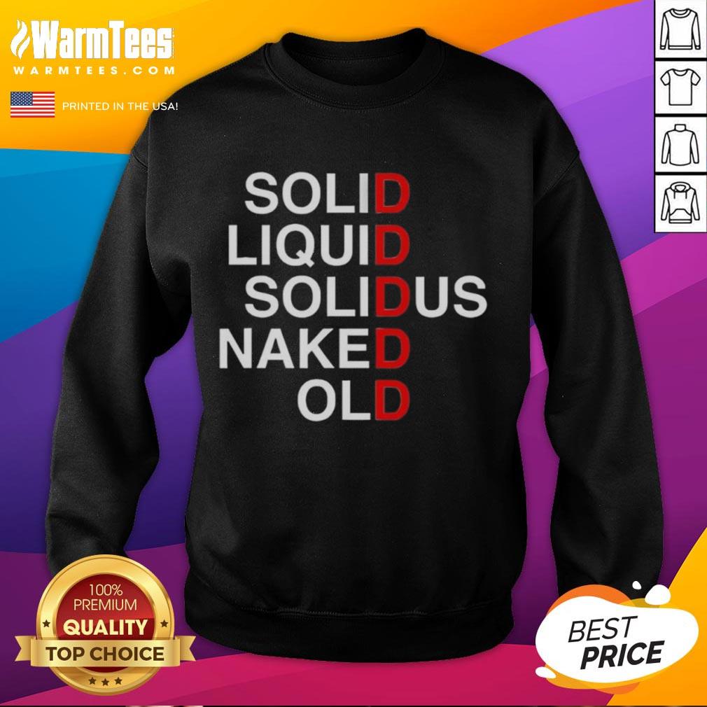 Official Solid Liquid Solidus Naked Old T-Shirt - Image 5