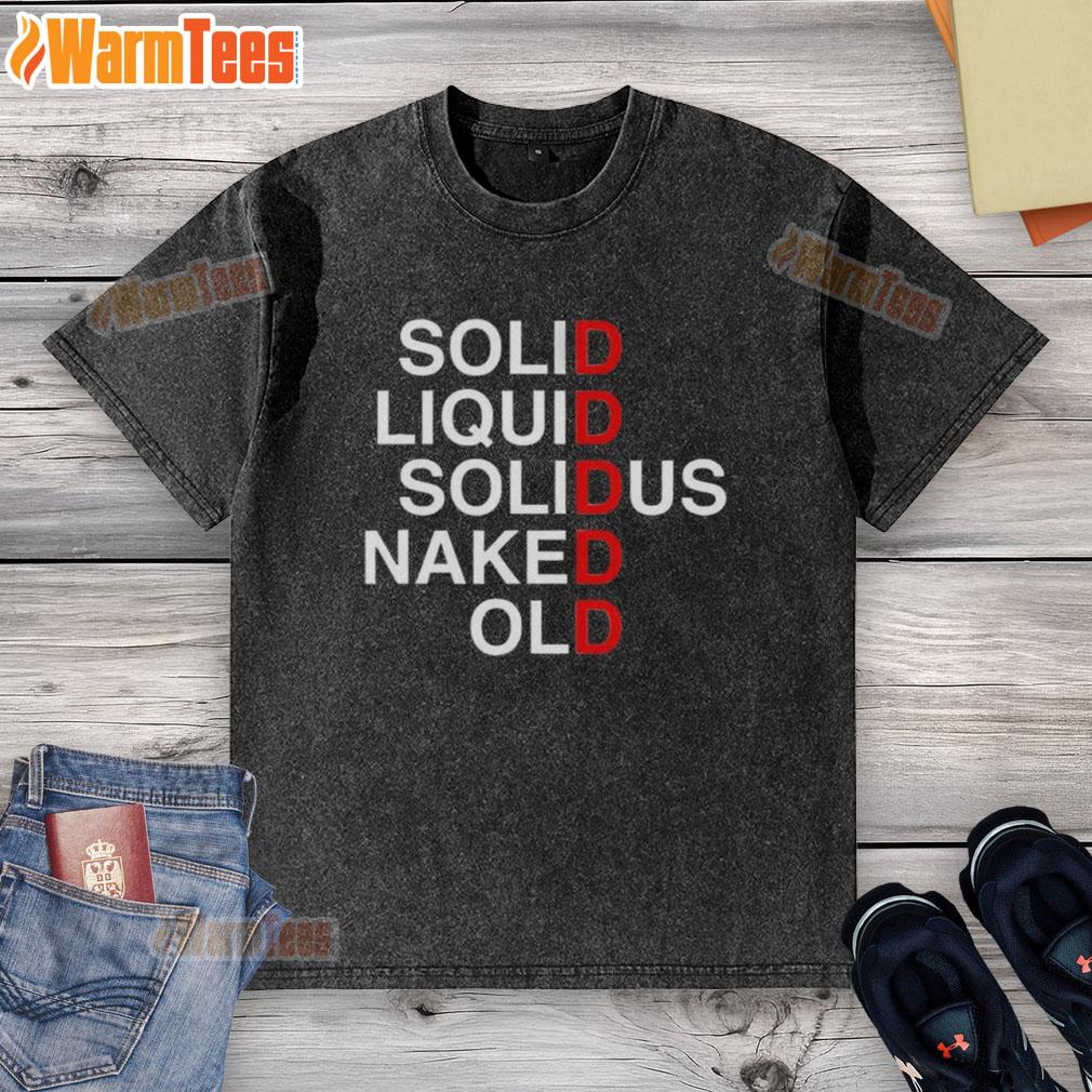 Official Solid Liquid Solidus Naked Old T-Shirt - Image 6