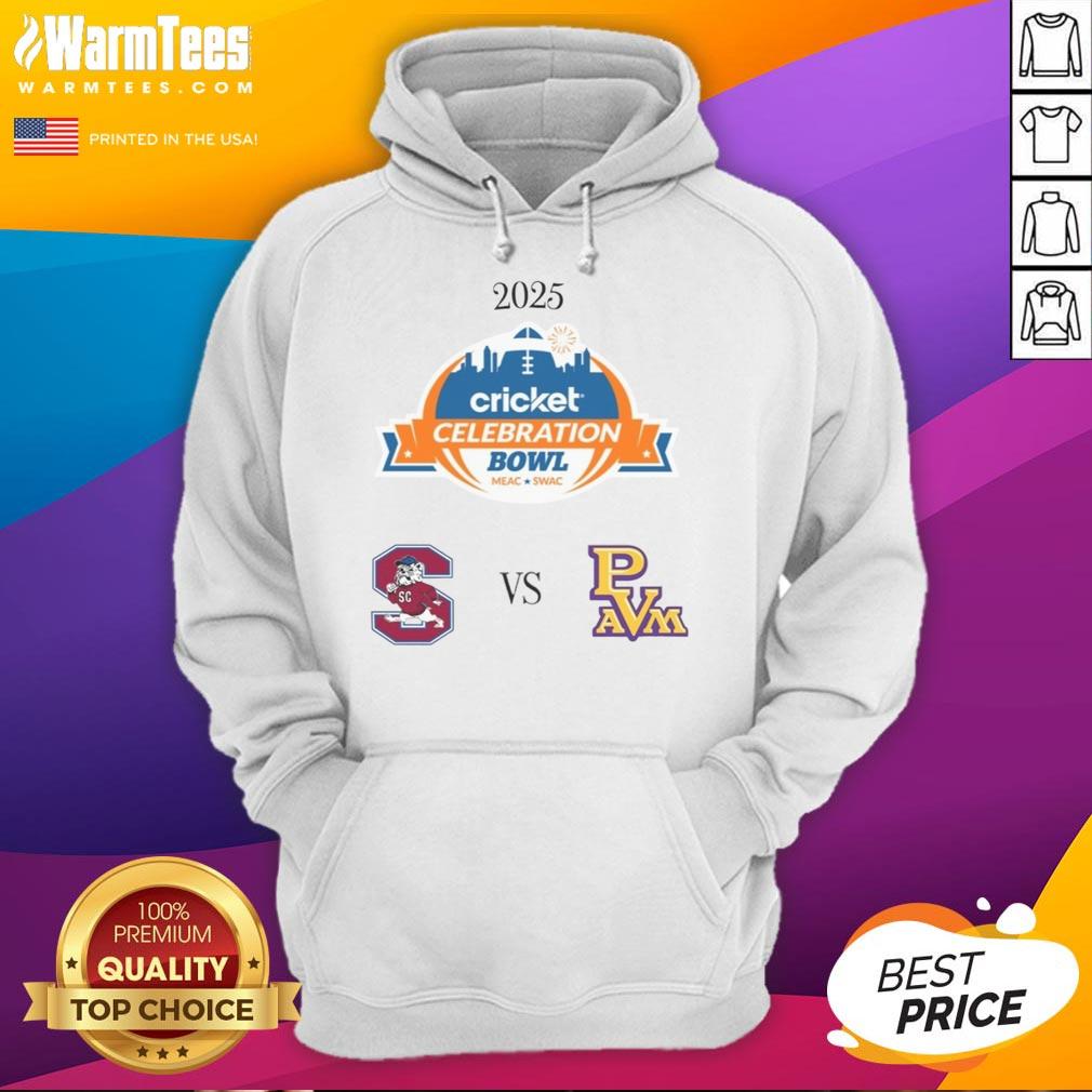 Official South Carolina State Bulldogs Vs Prairie View A&M Panthers 2025 Celebration Bowl T-Shirt - Image 2