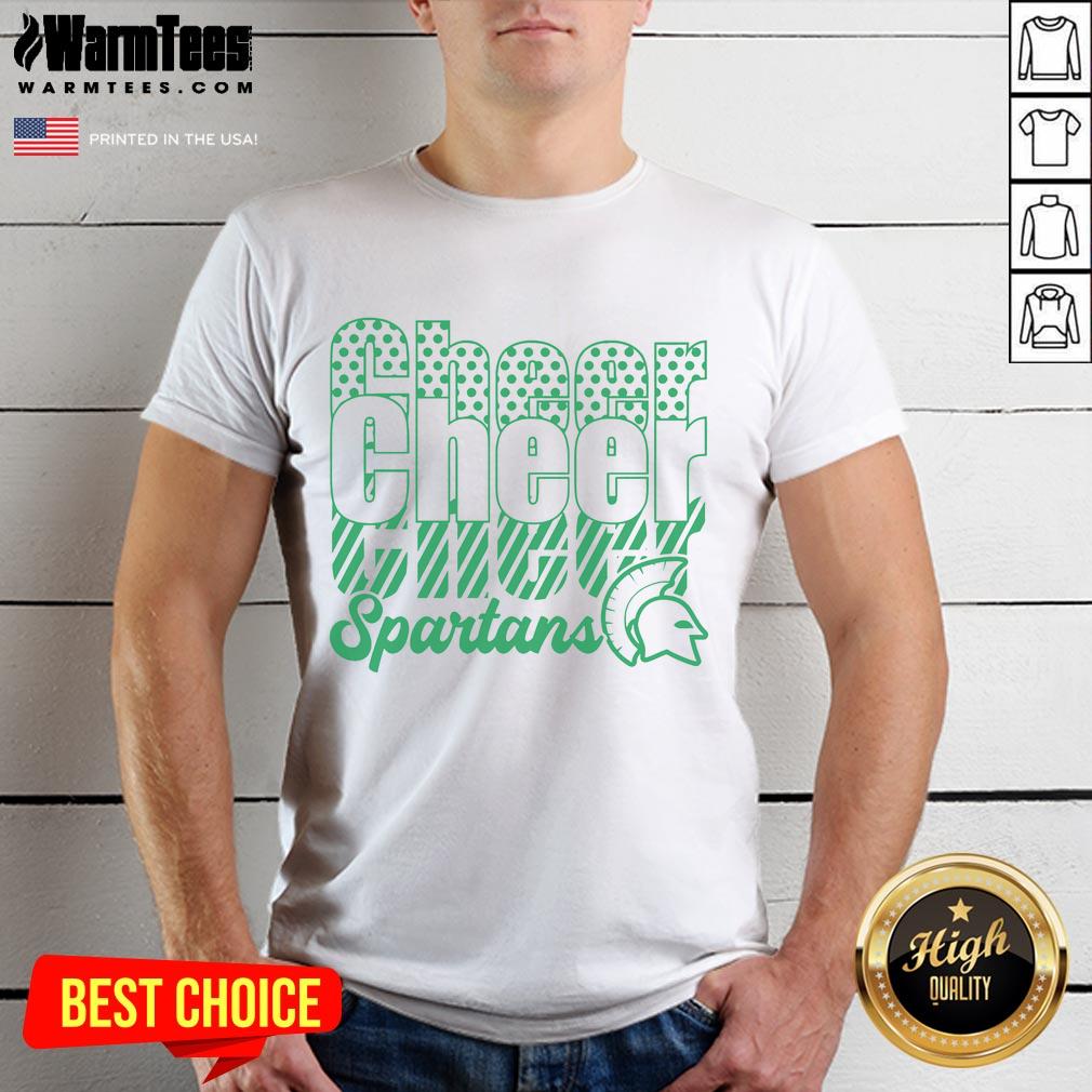 Official Spartans Cheer Cheer Cheer T-Shirt