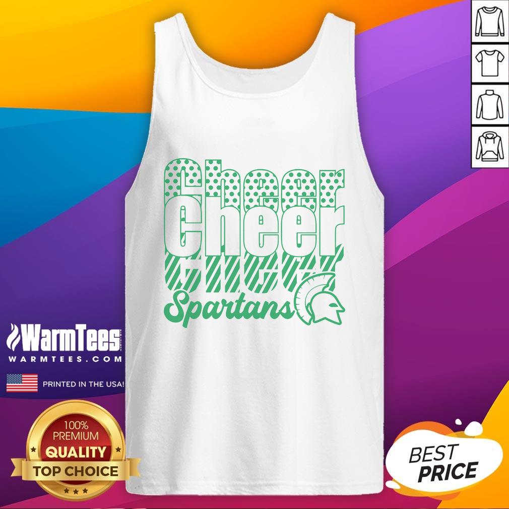 Official Spartans Cheer Cheer Cheer T-Shirt - Image 4