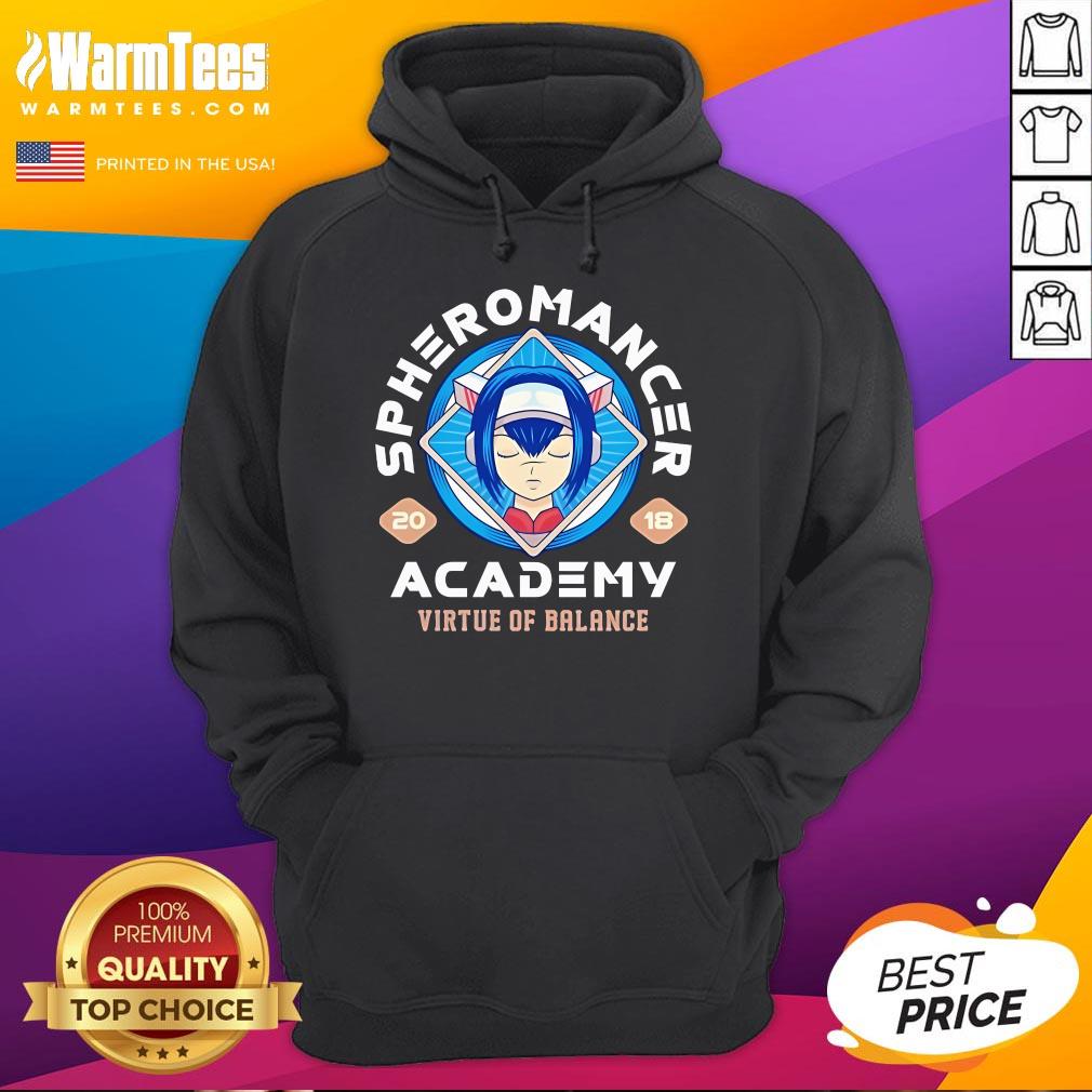 Official Spheromancer Academy Virtue Of Balance 2018 T-Shirt - Image 3