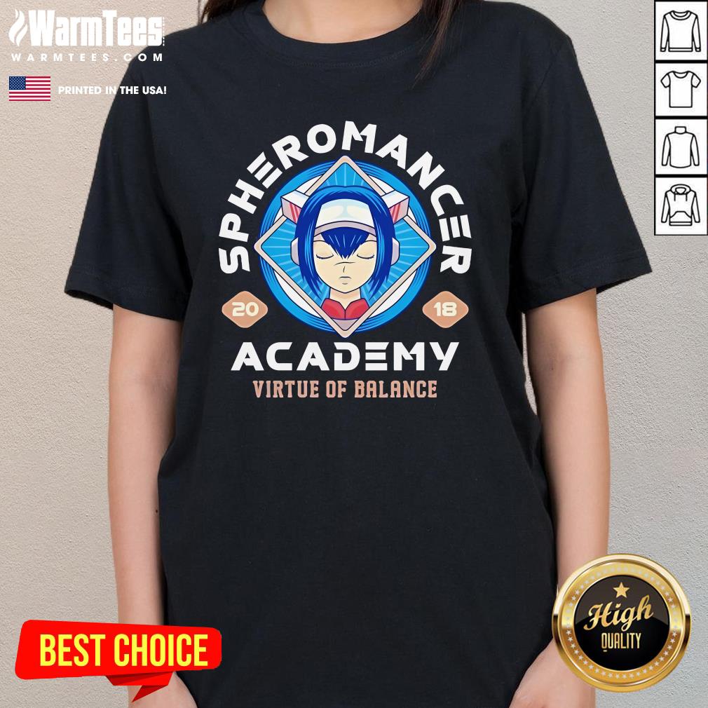 Official Spheromancer Academy Virtue Of Balance 2018 T-Shirt - Image 2