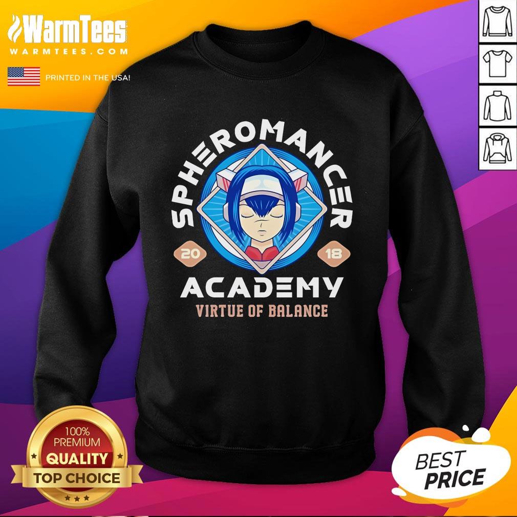 Official Spheromancer Academy Virtue Of Balance 2018 T-Shirt - Image 4