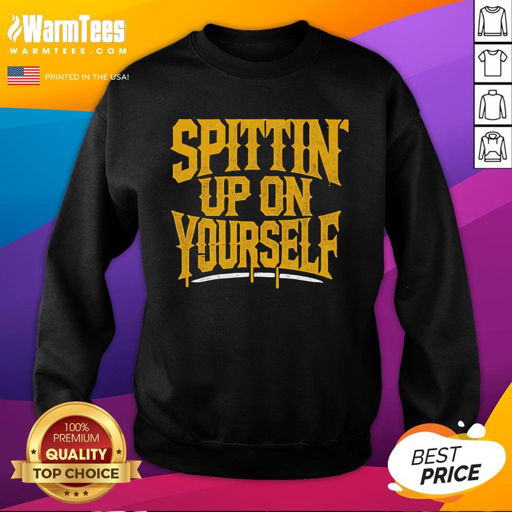 Official Spittin' Up On Yourself T-Shirt - Image 4