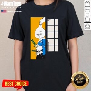 Alternative view of Official Stan Sakai Usagi Yojimbo Bunny T-Shirt