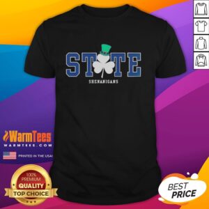 Official State Shenanigans Irish Green T-Shirt
